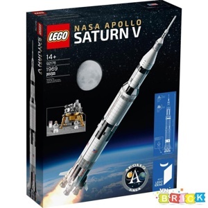 Đồ chơi mô hình Lego - Tàu NASA Apollo Saturn V 21309 (1969 chi tiết)