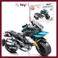 Đồ Chơi Mô hình Lego Xe Đua Mô Tô Trưng Bày Nhiều Mẫu Size Lớn gần 300 chi tiết lắp ráp - toyF