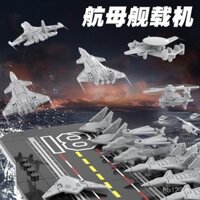Đồ chơi mô hình máy bay J-20, máy bay mang tàu sân bay, khối xây dựng lắp ráp, máy bay nhỏ J-16 Attack 11 Wuzhi 10