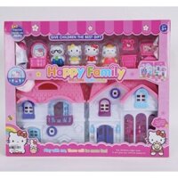 Đồ chơi mô hình ngôi nhà hello kitty cho bé