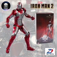Đồ Chơi Mô Hình Người Sắt Iron Man Mark 5 Chính Hãng ZD Toys 1:10 Marvel Avenger Có Khớp