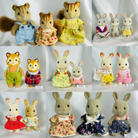 Đồ chơi mô hình nhân vật phụ kiện nhà thỏ Sylvanian Families các gia đình nhà thỏ