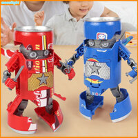 Đồ Chơi Mô Hình Robot Biến Hình Lon Coca Độc Đáo Cho Bé