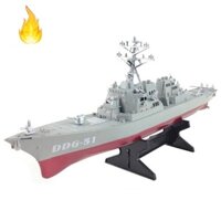 Đồ chơi mô hình tàu chiến có giá đỡ hỗ trợ giáo dục cho bé DIY