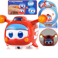 Đồ chơi mô hình Thú cưng siêu cấp Jett tia chớp đồ chơi trẻ em đội bay siêu đẳng superwings mô hình có đèn nháy