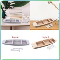 Đồ chơi mô hình thuyền Thủ công mỹ nghệ dân gian cho kệ sách văn phòng