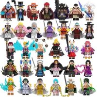 Đồ chơi mô hình tương thích, khối xây dựng One Piece, mô hình lắp ráp Luffy, Zoro, Ace, Sanji