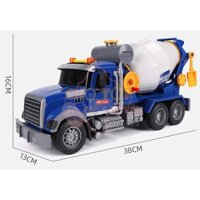 Đồ Chơi Mô Hình Xe Bồn Trộn Bê Tông Cao Cấp Có Nhạc,Quà Tặng Bé Trai