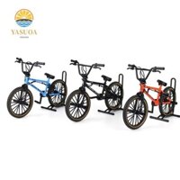 Đồ chơi mô hình xe đạp LARGLO, Giá đỗ xe bằng kim loại hợp kim Ngón tay xe đạp Mini, Đồ chơi trẻ em Tỉ lệ 1: 8 Đóng thế trang trí xe đạp Mô phỏng Bộ sưu tập xe đạp