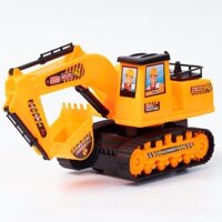 Đồ Chơi Mô Hình Xe Múc Bánh Xích Chạy Bánh Đà Loại Lớn