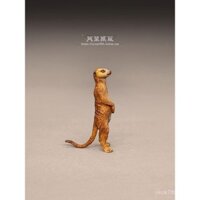 Đồ chơi mô phỏng động vật hoang dã mới, mô hình chân thực, hàng rời, cáo Papo, meerkat, đồ chơi trưng bày UKPQ