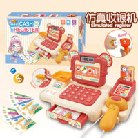 Đồ chơi mô phỏng siêu thị, máy tính tiền, đồ gia dụng, đồ chơi giả vờ cho trẻ em