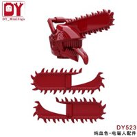 Đồ chơi mới tương thích người đàn ông cưa xích điện, vũ khí mũ bảo hiểm, phụ kiện màu đỏ, người đàn ông cưa xích quỷ, khối xây dựng anime 3BRP
