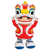 Đồ chơi múa lân cho bé chơi trung thu có đèn có nhạc di chuyển trái phải