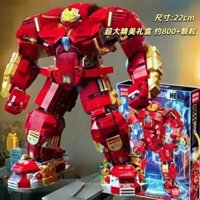 Đồ chơi Nam Transformers tương thích Lego Optimus Prime Trẻ em Iron Man Khối xây dựng Mecha Quà Tặng chống Hulk
