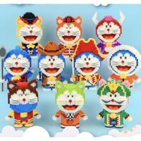 Đồ chơi nano doraemon- xếp hình doremon trong các phiên bản khác nhau