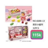 Đồ chơi nấu ăn hoa quả cho bé gái, đồ chơi nhà bếp hàng xịn