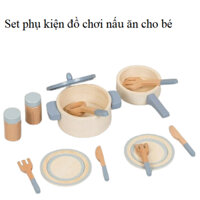 Đồ chơi nấu ăn phụ kiện nhà bếp cho bé, đồ chơi nhập vai, giáo cụ mầm non an toàn