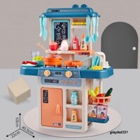 Đồ chơi nấu ăni phòng bếp cỡ lớn- Bộ nấu nướng phòng bếp to cho bé