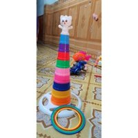 đồ chơi ném vòng 10 tầng loại to