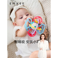 Đồ chơi ngậm nướu bóng Manxi Manhattan cho bé, đồ chơi ngậm nướu bằng silicone an toàn thực phẩm, chống nhai, đồ chơi cầm tay