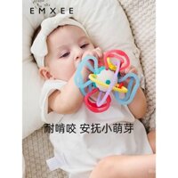 Đồ chơi ngậm nướu bóng Manxi Manhattan cho bé, đồ chơi ngậm nướu bằng silicone an toàn thực phẩm, chống nhai, đồ chơi cầm tay