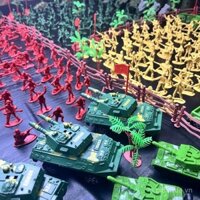 Đồ chơi người lính bằng nhựa, mô hình chiến đấu trên biển, trên bộ và trên không, bộ bàn cát quân sự, trận chiến cha mẹ và con, người lính stickman