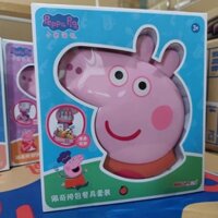 Đồ chơi nhà bếp chính thức Peppa Pig cho bé gái, bộ đồ chơi giả vờ cắt trái cây và rau củ vui nhộn