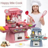 Đồ chơi nhà bếp cho bé gái Bộ đồ chơi nấu ăn cỡ lớn Bộ đồ chơi nhà bếp trẻ em Bé trai và bé gái Mô phỏng nấu ăn Bộ đồ ăn cho bé3-6 tuổi Đồ chơi nhà chơi