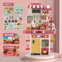 Đồ chơi nhà bếp mô phỏng đồ dùng nấu ăn, đồ chơi bé gái
