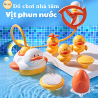 Đồ Chơi Nhà Tắm, Đồ Chơi Vịt Phun Nước Tự Động Kèm Vòi Hoa Sen Cho Bé Tắm Vui Mỗi ngày