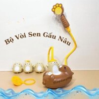 Đồ Chơi Nhà Tắm Gấu Béo Phun Nước Bơi Bồng Bềnh Bì Bõm Cho Bé Cưng