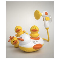 Đồ Chơi Nhà Tắm: gia đình vịt phun nước 4 chế độ+ kèm vòi sen cho bé vui tắm mỗi ngày