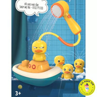 Đồ chơi nhà tắm - vịt cướp biển phun nước 4 trong 1