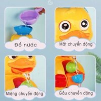 Đồ chơi nhà tắm vịt quay bánh xe siêu hot hè 2024 - BC0102 Cho Bé