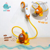 Đồ chơi nhà tắm- vòi hoa sen cho bé Đồ chơi phun nước hoạt hình Củ cải phun nước đáng yêu cho bé