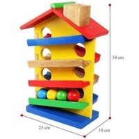 Đồ Chơi Nhà Thả Bi Bằng Gỗ Thông Minh Hàng Việt Nam Cao Cấp, Giúp Bé Năng Động Nhanh Nhẹn Hơn