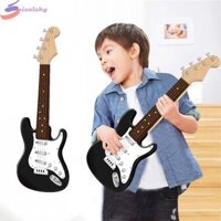 Đồ chơi nhạc cụ điện tử PIXELSKY, Đàn Guitar điện 4 dây bền có thể chơi được, Núm dây có thể điều chỉnh thời trang 43cm 4 dây Đồ chơi nhạc cụ Đồ chơi trẻ em