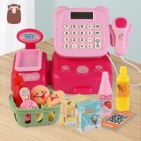 Đồ chơi nhập vai : Bộ đồ chơi quầy thu ngân siêu thị cho bé No. 222-155 (màu hồng)
