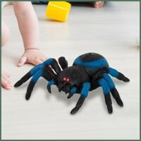 Đồ chơi nhện từ xa RC Di chuyển Tarantula Nhện với đôi mắt LED màu đỏ đáng sợ Đồ chơi đáng sợ cho trẻ em Người lớn explanvn