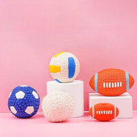 Đồ chơi nhồi bông bóng thú cưng mềm dành cho chó mèo lớn nhỏ, chống cắn Đồ chơi cho chó bóng đa năng, Đồ chơi huấn luyện làm sạch răng cao su cho chó