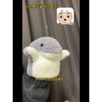 Đồ chơi nhồi bông cá mập dễ thương, rối tay, búp bê găng tay, cánh tay cá mập, đồ chơi nhồi bông cùng kiểu dáng, búp bê mở miệng, quà sinh nhật