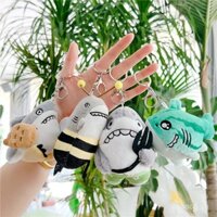 Đồ chơi nhồi bông cá mập ngớ ngẩn nổi tiếng trên mạng Xiaohongshu, đồ chơi nhồi bông nhỏ hình con ong cá mập cùng phong cách