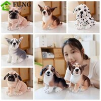 Đồ chơi nhồi bông cho chó FUNG, Chihuahua Puppy Husky Búp bê nhồi bông cho chó, Phim hoạt hình Golden Retriever Thú nhồi bông Labrador Mô phỏng chó Đồ chơi trẻ em sang trọng