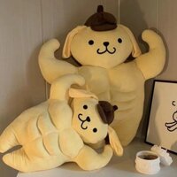 Đồ chơi nhồi bông chó pud bắp cơ đẹp, dễ thương, mềm mại, gối ngủ, quà sinh nhật