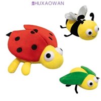 Đồ chơi nhồi bông côn trùng phát sáng ZHUXAOWAN, Búp bê nhồi bông hình con ong có đèn LED phát sáng sáng, Chất lượng cao Mềm mại thoải mái Hoạt hình di động Gối đom đóm bé gái