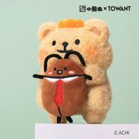 Đồ chơi nhồi bông gấu MINISO, trang trí máy tính, búp bê dễ thương, phụ kiện văn phòng