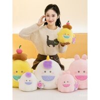 Đồ chơi nhồi bông gia đình ma dễ thương, búp bê nhồi bông, thỏ pudding, kỳ lân, gối ngủ mềm mại dễ thương