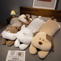 Đồ chơi nhồi bông hình chú chó gối dài dễ thương