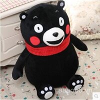 Đồ chơi nhồi bông Kumamon, gấu đen Nhật Bản, gấu bông, gối, quà sinh nhật cho bé gái